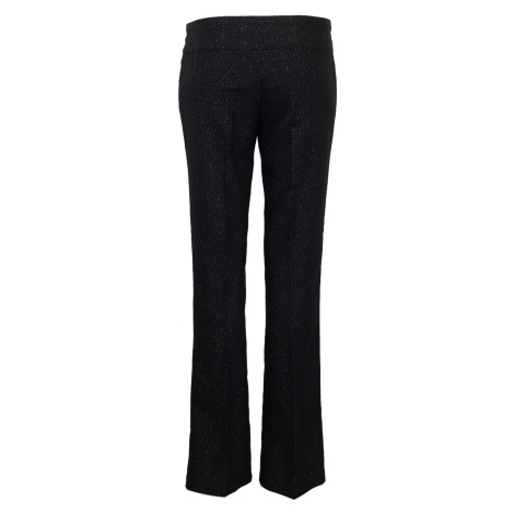 Dámské kalhoty - Koucla černá s stříbrnou nitkou