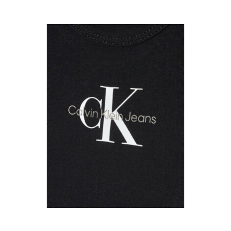 Calvin Klein Jeans Detské body IN0IN00014 Čierna Regular Fit