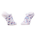 Reebok Súprava 3 párov krátkych ponožiek unisex Cl Fo Invisible Sock 3P GG6680 Biela