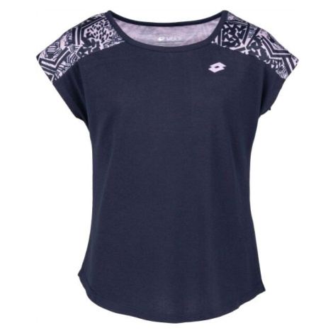 Lotto CHRENIA Dievčenské športové tričko, tmavo modrá, veľkosť