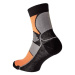 KNOXFIELD BASIC Ponožky čierna / oranžová 03160040C1745