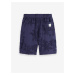 Tmavomodré pánske teplákové kraťasy Scotch & Soda Jacquard Towelling Shorts