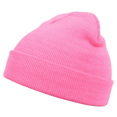 Basic Flap Beanie neonpink MSTRDS