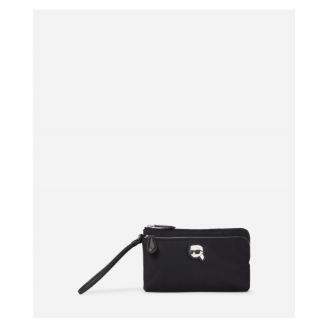 Taška Karl Lagerfeld K/Ikonik 2.0 Nylon Dble Pouch Black