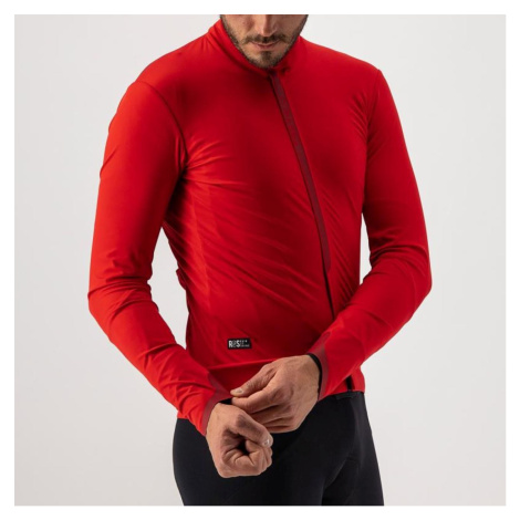 CASTELLI Cyklistická zateplená bunda - ELITE ROS - červená