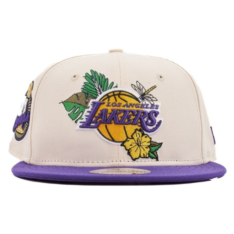 New-Era  NBA FLORAL 9FIFTY LOSLAK  Šiltovky Béžová