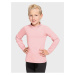 Svetloružové dievčenské termo tričko so stojačikom KILPI WILLIE