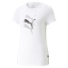 Puma GRAPHICS LAZER CUT TEE Dámske tričko, biela, veľkosť