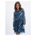 Orsay Dark blue ladies patterned dress - Women