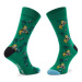 Jack&Jones Vysoké pánske ponožky Jackingston 12217541 Zelená