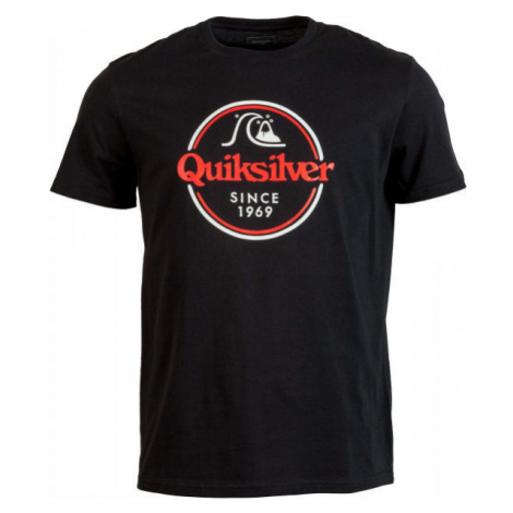 Quiksilver WORDS REMAIN SS Pánske tričko, čierna, veľkosť