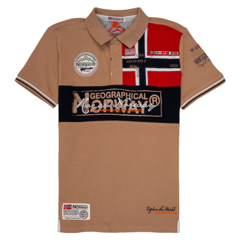 Geographical Norway  KIDNEY  Polokošele s krátkym rukávom Béžová