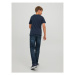 Jack&Jones Junior Tričko 12158433 Tmavomodrá Slim Fit