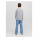 Jack&Jones Junior Mikina 12235502 Sivá Standard Fit