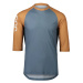 POC Cyklistický dres s krátkym rukávom - MTB PURE 3/4 - oranžová/modrá