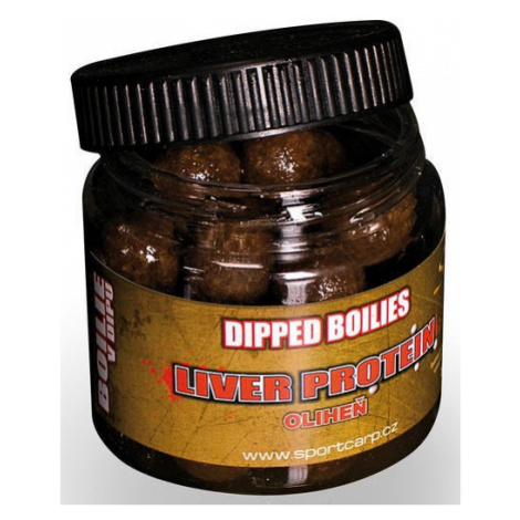 Sportcarp boilies v dipe dipped boilies 200 ml 18 mm-oliheň