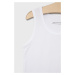 Detské tričko United Colors of Benetton biela farba, jednofarebné