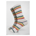Rainbow Stripes 2-Pack Socks Grey/White