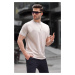 Madmext Stone Color Regular Fit Basic Men's T-Shirt 6131