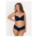 Dark blue swimsuit top DORINA - Women