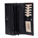 Lagen Dámska kožená peňaženka W-22025/IT čierno-červená