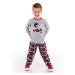 Denokids Smiley Boy Plaid Boy T-shirt Trousers Suit