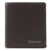 Calvin Klein Malá pánska peňaženka Duo Stitch Trfold 6cc W/Coin K50K510324 Hnedá