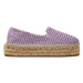 Manebi Espadrilky Yucatan Double Sole Espadrilles G 3.3 D0 Fialová