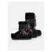 Šľapky Mules MOON BOOT MB MULE FAUX FUR BEADS-N001 BLACK