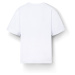 Botas Triko Oversize White tričko s krátkym rukávom bavlnené biele