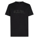 Karl Lagerfeld Tričko 'Bouclé'  čierna