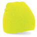 Beechfield Unisex pletená čiapka B44 Fluorescent Yellow