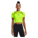 Tričko Under Armour Run Anywhere Crop Ss Green