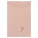 Mikina Trussardi Sweatshirt Logo Embroidery Cotton Brushed Fleece Ružová