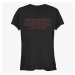 Queens Netflix Stranger Things - Stranger Red Outline Logo Women's T-Shirt