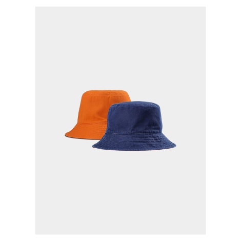 Men's Reversible Bucket Hat 4F - Dark Blue/Orange