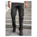 Čierne pánske kapsáčové nohavice s opaskom Bolf CT8906