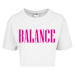 Balance Gym tričko Balance Croptop Biela