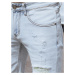 Pánske svetlomodré džínsové šortky Dstreet SX2441