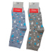Dámské vzorované ponožky 200 směs barev 37-41