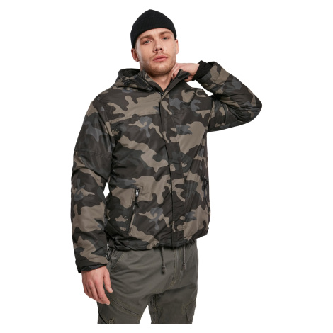 Windbreaker with darkcamo front zipper