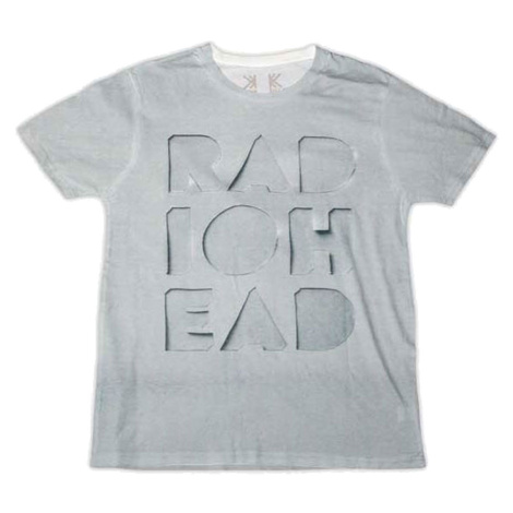 Radiohead tričko Note Pad Šedá