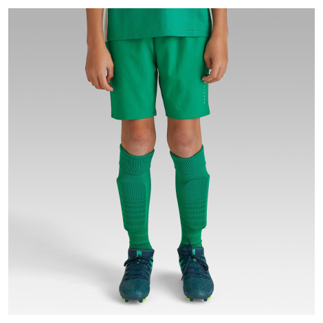 Detské futbalové šortky Viralto Club zelené KIPSTA