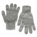Zwillingsherz Prstové rukavice  sivá melírovaná