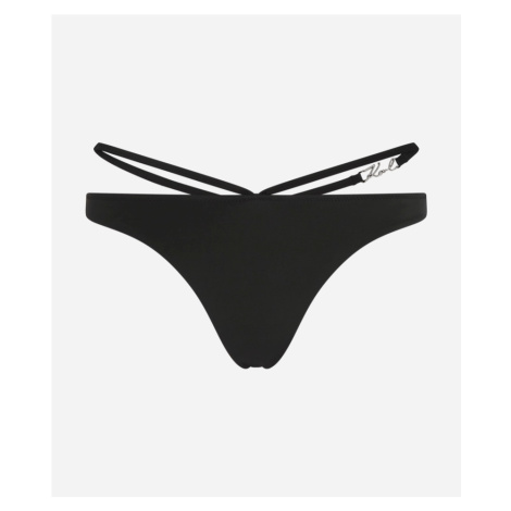 Plavky Karl Lagerfeld Karl Dna Sign Bottoms Black