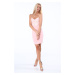 Light pink dress with decorative lace