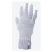 Pletené Merino rukavice Kama R102 109 svetlo sivá