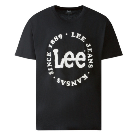 Lee Pánske bavlnené tričko (čierna)