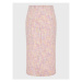 Glamorous Puzdrová sukňa CK6777 Ružová Slim Fit