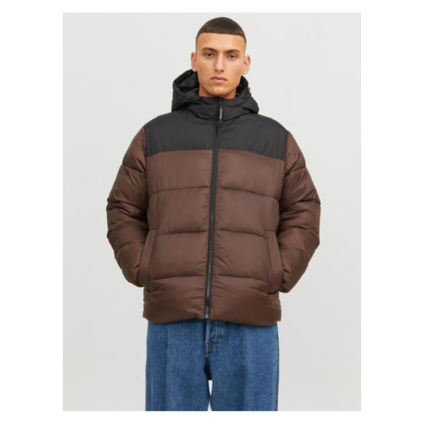 Jack&Jones Zimné bundy 12235859 Hnedá Regular Fit Jack & Jones